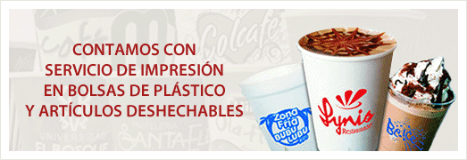 Servicio de impresión en bolsas de plástico